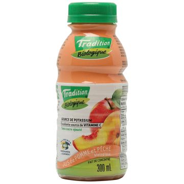 Organic juice  -  Apple and Peach