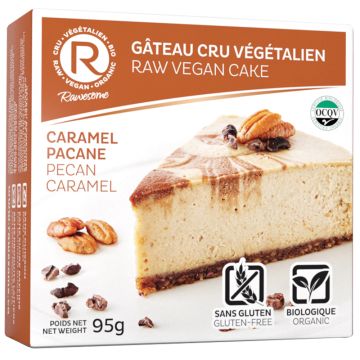 Raw vegan cake  -  Pecan caramel