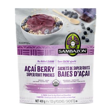 Organic acai -  Unsweetened blend