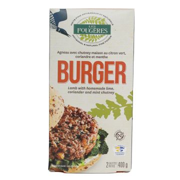 Lamb burger - With lime chutney