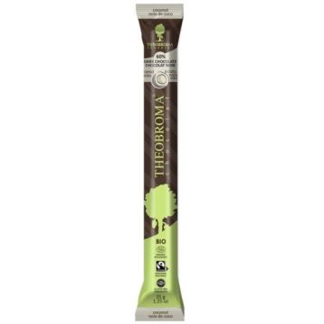 Fairtrade Organic 60% Dark Chocolate Baton Coconut Chunks 