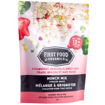 Organic snack mix - Strawberry broccoli & sweet corn