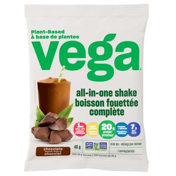 Boisson fouettée complète à base de plantes saveur chocolat 1 portion