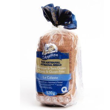 Gluten-free Organic Le Céleste Buckwheat and Flaxseed Frozen Bread