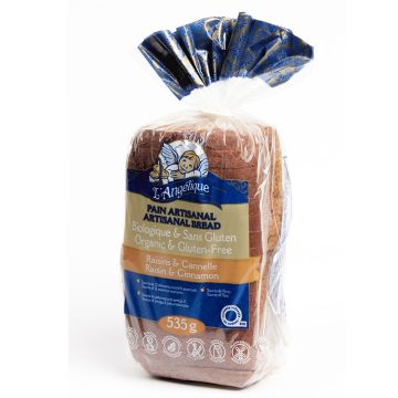 Organic Gluten-free Raisin Cinnamon Frozen Bread