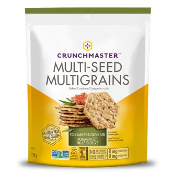 Gluten-free Rosemary and Olive Oil Multigrain Crackers