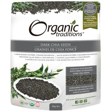Organic dark chia seeds