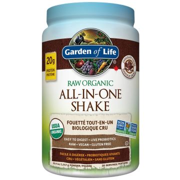 Raw organic All-in-one nutritional shake - Chocolate