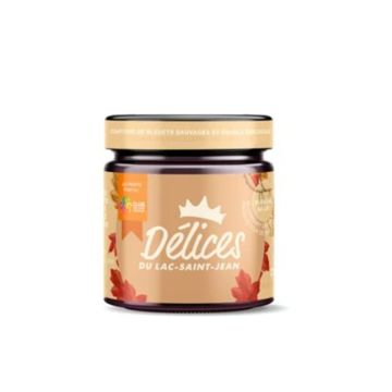 Confiture - Bleuets sauvages et érable biologique