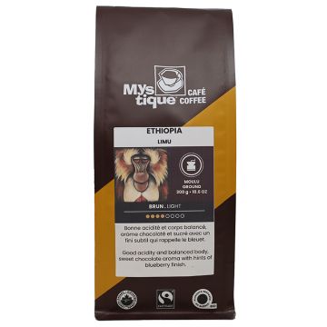 Organic ground coffee - Ethiopia