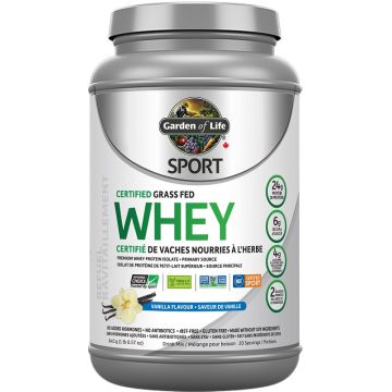 Sport - Vanilla Certified grass fed whey