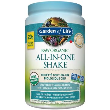 Raw Organic All-in-one shake - Lightly sweet