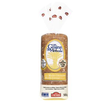 Pain Les grains St-Méthode - Pain multi-céréales sans gras, sans sucre ajouté