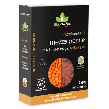 Organic Red Lentil Mezze Penne Pasta