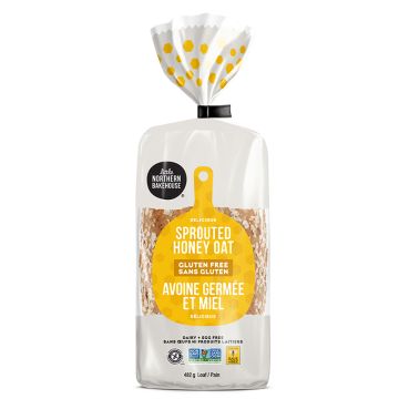 Gluten-free Sprouted Honey Oat Bread