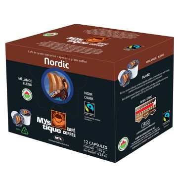 Organic coffee capsules - Nordic