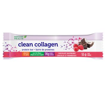 Clean collagen protein bar - Chocolate and raspberry