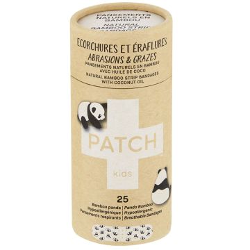 Pansements adhésifs naturels - Bamboo avec huile de coco