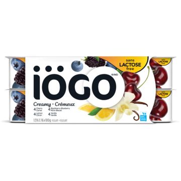 1.5% Assorted Flavours Lactose-free Creamy Yogurt