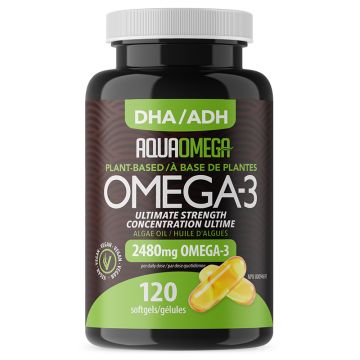 Oméga-3 ADH à base de plante 2480 mg - Acides gras