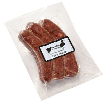 Sausages frozen  - Deer red wine