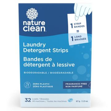 Lessive - Bandes de détergent non parfumées