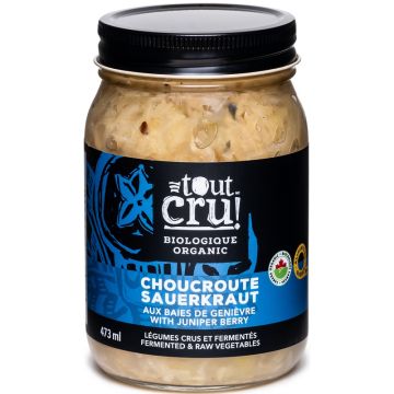 Choucroute biologique aux baies de genièvre - Légumes crus et fermentés