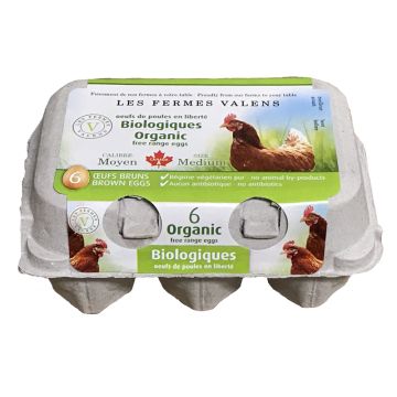 Organic Medium Size Brown Eggs