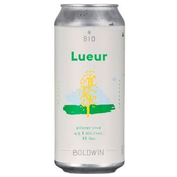 Organic beer 4.5% alc./vol - Lueur vive