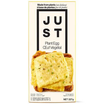 Oeuf végétal à base de plantes