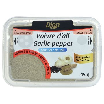 Garlic pepper (No salt and Gluten free)
