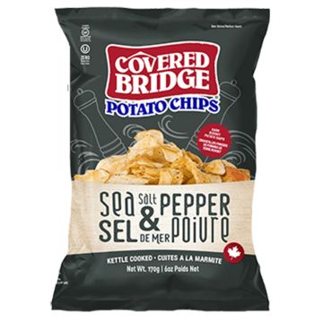 Sea Salt and Cracked Pepper Potato Chips