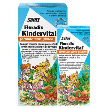 Duo Kindervital - Multivitamin liquid formula for children (Gluten-free) (250ml & 500ml)