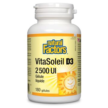 SunVitamin D3 Vitamin Liquid Capsule 2500 IU - Immune System
