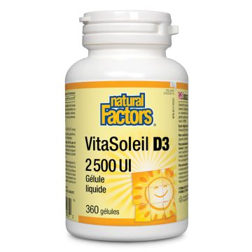 SunVitamin D3 Vitamin Liquid Capsule 2500 IU - Immune System