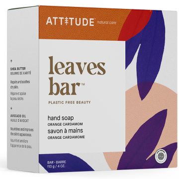 Leaves bar - Savon à mains orange cardamome  