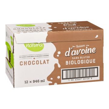 Organic fortified oat beverage - Chocolate (12 units package)