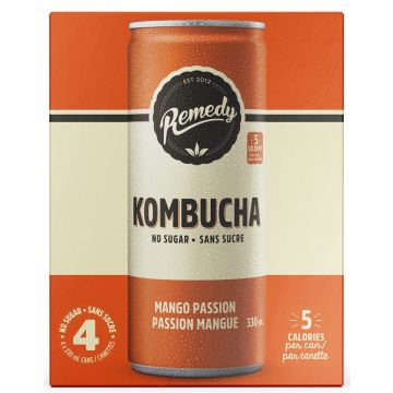 Organic Kombucha Mango Passion No Sugar