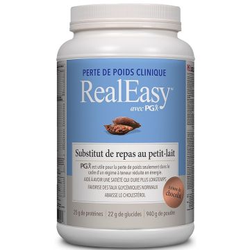 Substitut de repas au petit-lait RealEasy saveur chocolat - Gestion de poids