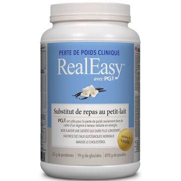 Substitut de repas au petit-lait RealEasy saveur vanille - Gestion du poids