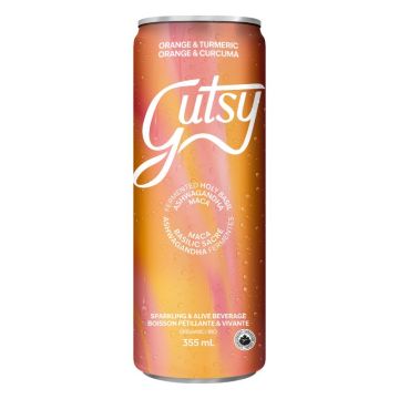 Organic sparkling drink - Orange and turmeric