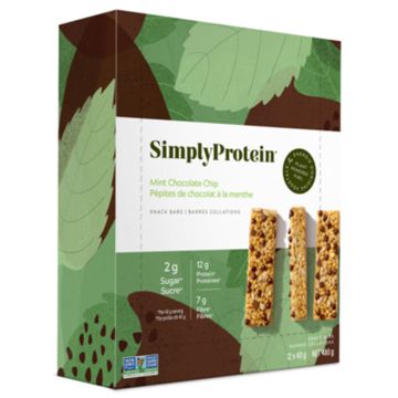 Gluten -free snack bars - Mint chocolate chips