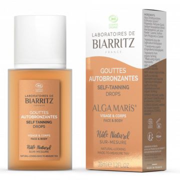 Face end body self-tanning drops