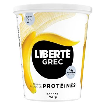 0% Banana Greek Yogurt