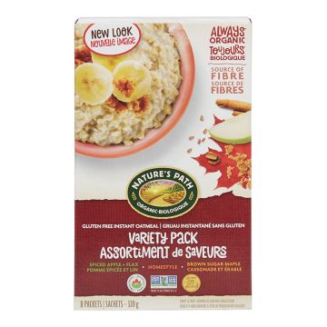Instant organic oatmeal - Assortment of 3 flavors
