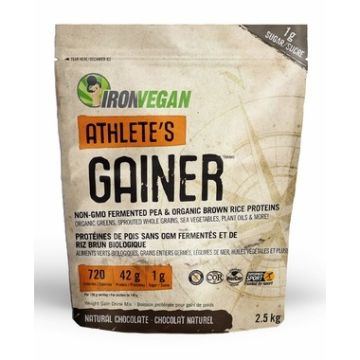 Athlete's gainer protein shake powder - Natural chocolate