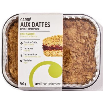 Date Square Lime and Cardamom