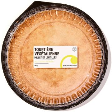 Vegan Pie Millet and lentil