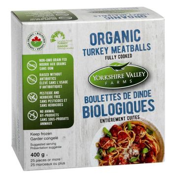 Organic turkey  - Meatballs
