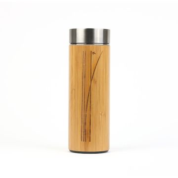 Tea flask - Bamboo and porcelain